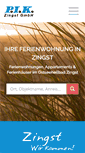 Mobile Screenshot of ferienwohnung-zingst-pik.de